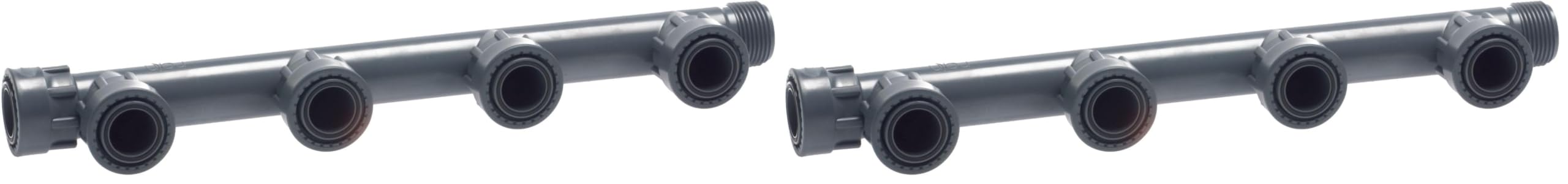 Nourrice arrosage 4 voies F1 en PVC étanche pour électrovannes