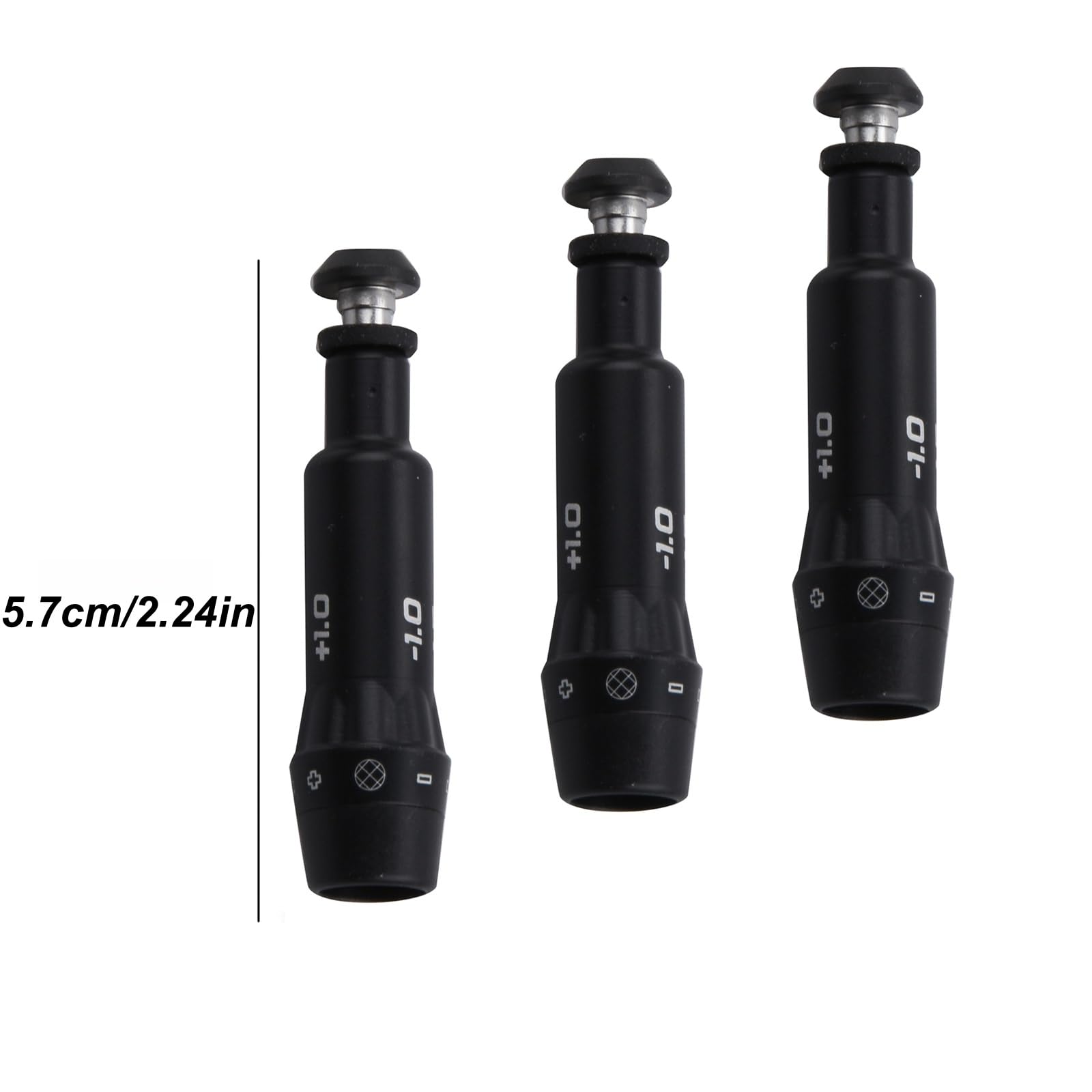 TECKEEN 3 adaptadores de eje de manga de golf de aluminio 0.335 para Ping G430 G410 SFT G425 G410 PLUS Driver & Fairway