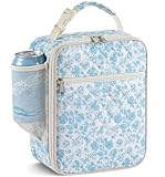 HBselect Insulated Lunch Bag for Women Girls Cute Reusable Lunch Bag Adult Large Wear-Resistant Cooler Lunch Box for Work/Picnic/Travel