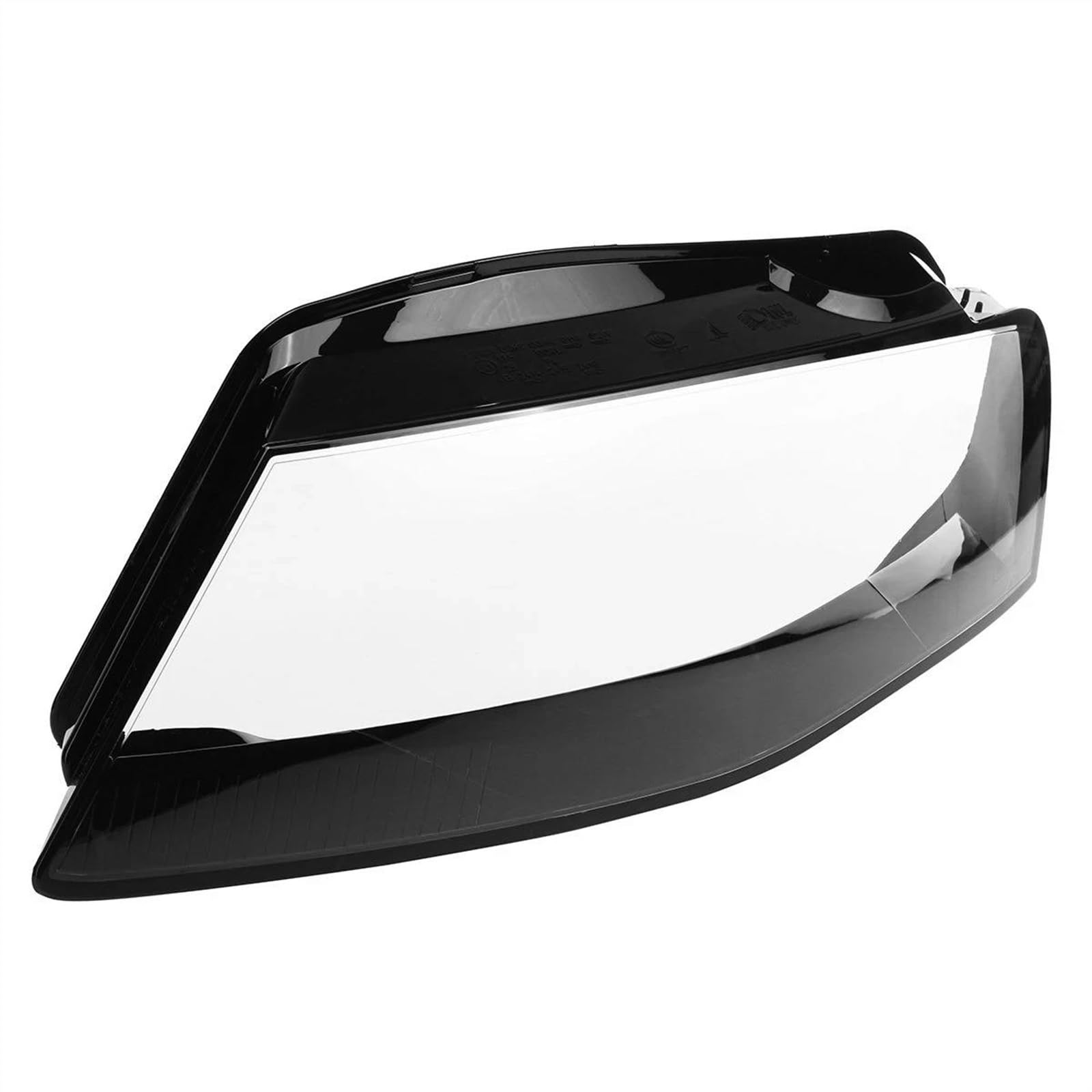 TREGOO Auto Copriobiettivo Faro Compatibile con A4 A4L B8 2009 2010 2011 2012 Copri Faro Anteriore per Auto Copri Faro Trasparente Custodia in Vetro Paralume Trasparente(Left)