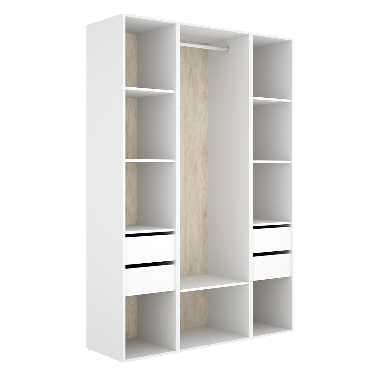 DEKIT Grupo RIMOBEL-Conjunto Armario-VESTIDOR con Trasera Reversible con descuento