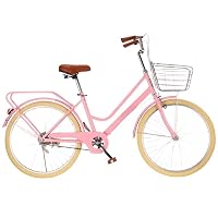 Amazon | 女子自転車シティバイク ファッション 22/24/26インチ 通勤