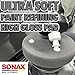 SONAX Gray Soft Polish Pad | 6in | Ultra-Soft Finishing Pad for Orbital/DA Polishers – High Gloss Finishing Hologram Removal & Swirl-Free Shine | Professional Car Detailing Foam Pad | 493241