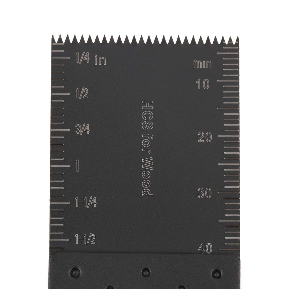 Kit di lame per multiuso multiuso 20 lame per oscillanti universali 34 mm, con pennarelli integrati per il taglio