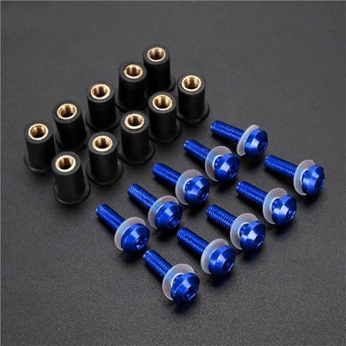 Tornillos parabrisas 5mm para mantenimiento de Yamaha XT600 y rutas de aventura