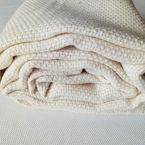 Amusingtao Monks Cloth Punch Needle Cross Stitch Cotton end DIY Embroidery Handmade Sewing Soft Gift Art Craft Needlework Fabric Accessory Knitting Professional(67x50cm)