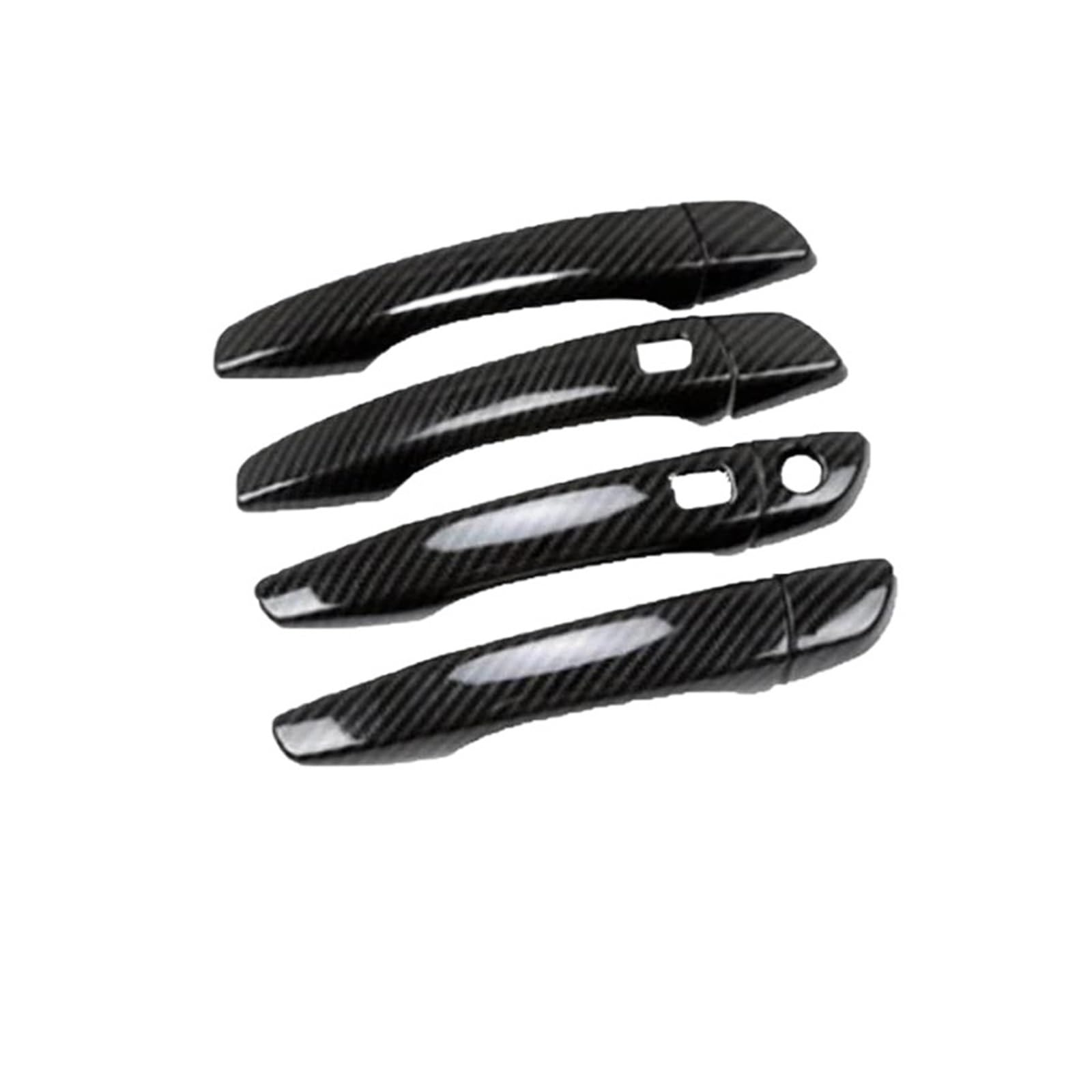 Cavinbdz Carbon Texture 3 Hole Car Exterior Door Handles Covers For Citroen C4 For Picasso For Spacetourer Mk2 2013~2022 (Carbon Texture 3 Hole)