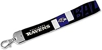 Vista 22 de Rico Industries NFL Football Correa Estándar de Muñeca Llavero, Linda Correa de Muñeca para Llaves de Coche, Distintivo de ID, Tarjeta, Billetera