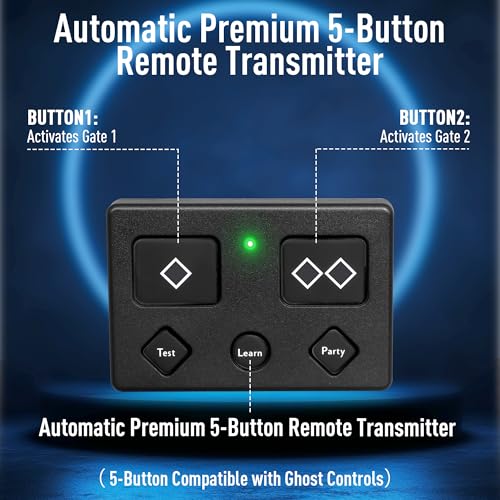 Émetteurs automatiques Ghost Controls AXS1 AXP1 télécommande 5 boutons contre les pannes - 2