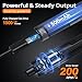 JOREST 155 in 1 Mini Electric Screwdriver Cordless, Precision Power Screwdriver Set, 5 Torque Levels (Max 0.75N.m), Gifts for Men, Magnetic Repair Tool Kit for iPhone, PC, Laptop, PS4 PS5, Xbox, Watch