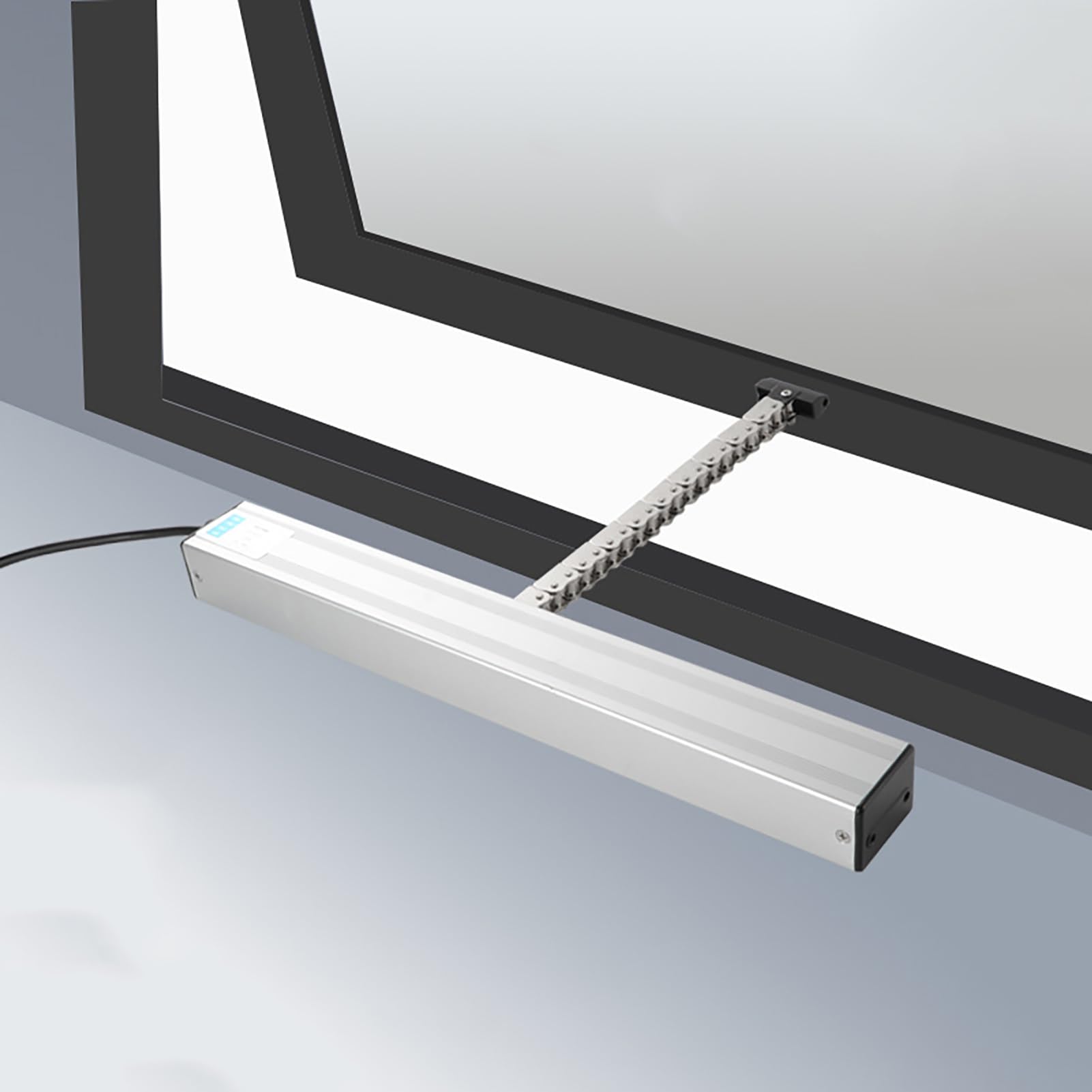 Accionador automático de apertura de ventanas eléctrico para marco de 24 V, mecanismo de cadena de 300 mm, 1000 mm, ideal para tragaluces, rejillas de ventilación de techo y automatización doméstica
