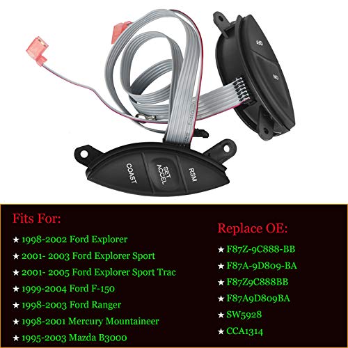 image for LCWRGS Steering Wheel Mounted Cruise Control Switch Replacement for 19