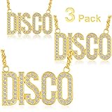 Größenangaben: Die Discokette ist ca. 1,57 Zoll/ 4 cm in der Höhe und 3,46 Zoll / 8,8 cm in der Breite, ist leicht Größe geeignet für Rap-Stars, Hip-Hop-Künstler