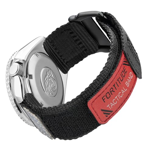 Image of Ritche Christmas Gift Nylon Sport Watch Band for men women Quick Release 20MM 22MM Replacement Watch Strap Compatible with Timex Expedition watch Black /Navy Blue /Crimson Red /Pumpkin Orange /Army Green, White Elephant Gifts, Stocking Stuffers For Men