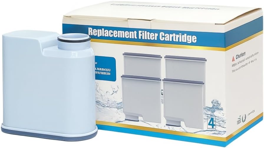 Nispira CA6903 Coffee Maker Calc and Water Filter Compatible with Philips Saeco Xelsis Espresso Machine AquaClean CA6903/10 | Reduce Limescale Limestone | 4 Packs