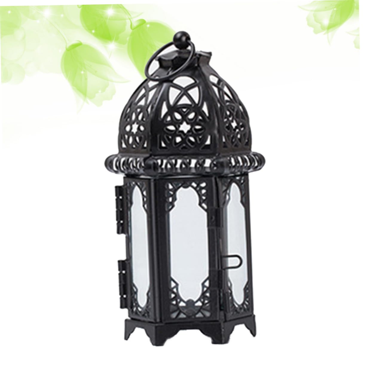 Maykoosh Natural Wooden Lantern with Glass