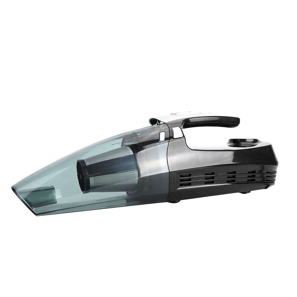 Akozon Aspirador de Coche Inalámbrico Portátil Bomba de Aire para Uso Dual Seco Húmedo - Diseño 2 en 1 - Ergonómico y Ligero - Potencia de Succión 4000pa - Recargable - 12V