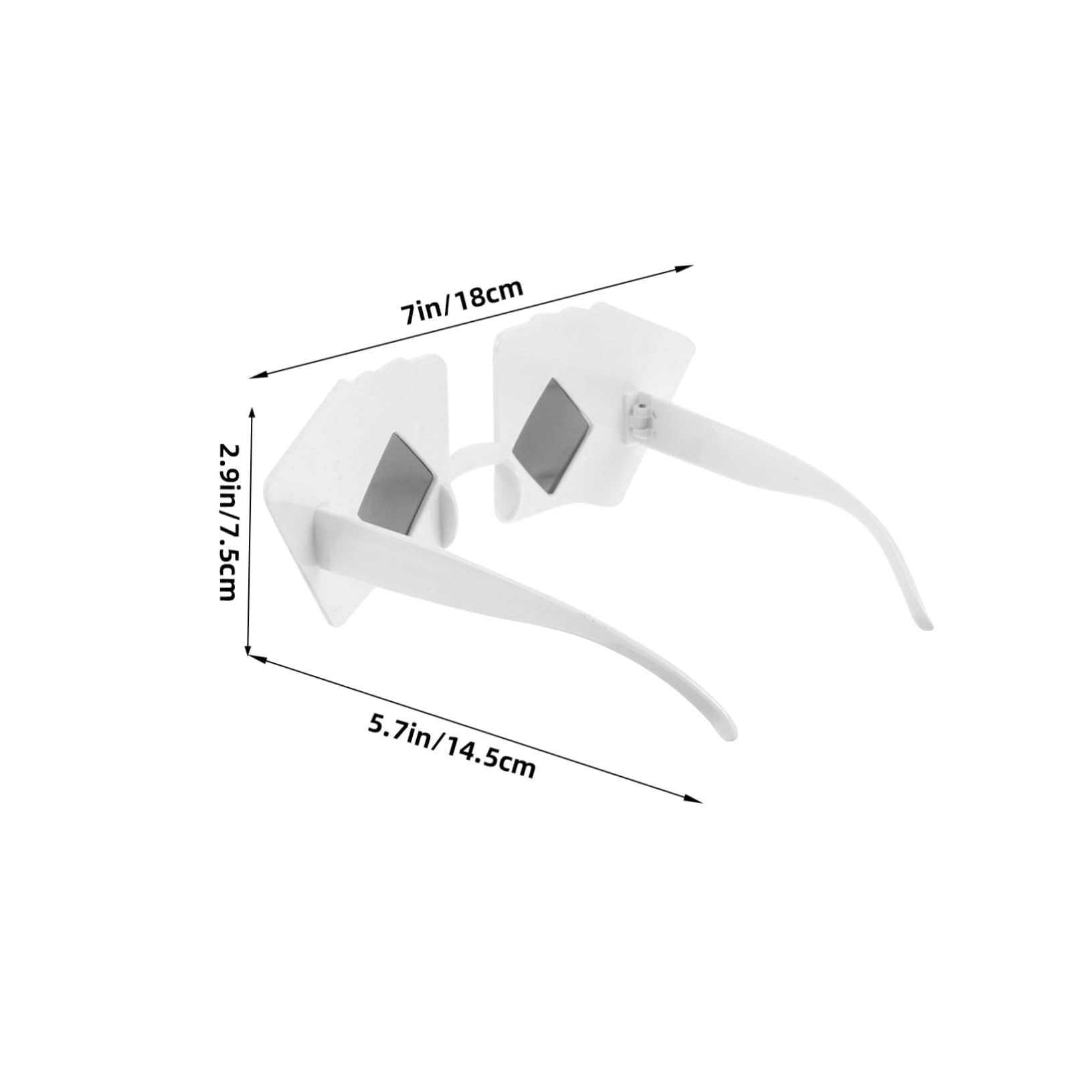 Beavorty Poker Party Glasses Poker Themed Sunglasses Plastic Novelty Eyewear Adult Party Accessories