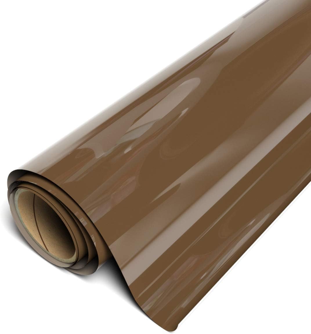 Siser EasyWeed Iron-On Heat Transfer Vinyl - 12 Inches by 5 Yards (Chocolate) Compatible with Siser Romeo/Juliet & Other Professional or Craft Cutters - Layerable - CPSIA Certified