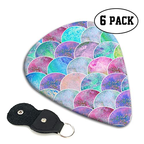 Lot de 6 médiators aquarelle imprimés écailles de poisson pour guitare acoustique et guitare électrique - Les Beatles, Paul McCartney, John Lennon, RIngo Starr, George Harrison Lot de 6 médiators aquarelle imprimés écailles de poisson pour guitare acoustique et guitare électrique – Image 3