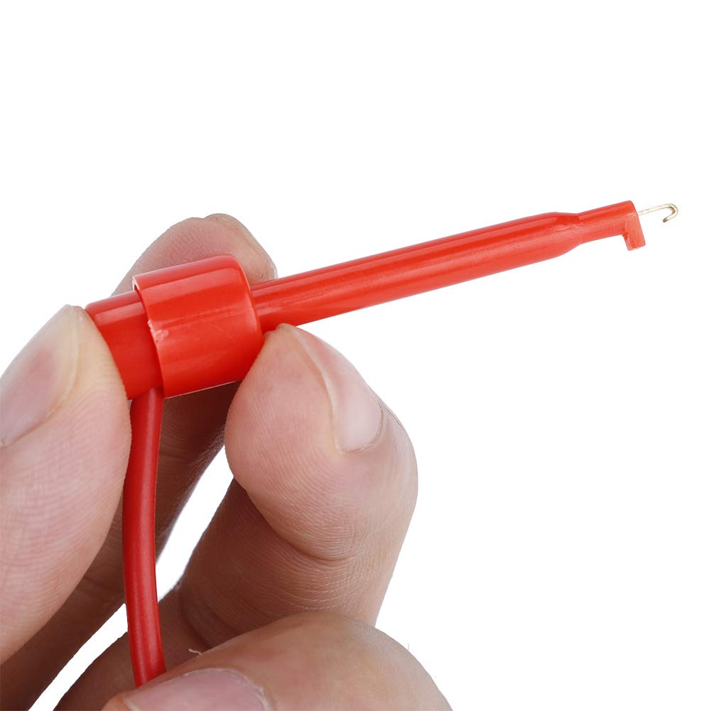 Zestaw przewodów pomiarowych 4 mm wtyk bananowy zestaw kabli testowych z beztlenowym drutem miedzianym dla profesjonalnych elektryków i majsterkowiczów o długości 1 m materiał ABS PA