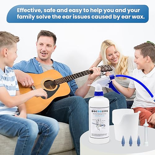 Bocoolife WYX-ZD21-IT12-14 Ear Wax Removal Kit, Ear Irrigation Flushing System Wax Cleaner Washer, Manual Ear Flush Ear Cleaning Kit, Flusher Safe Wash Effective Way Easy Washout Ear Buildup Wax thumb #6