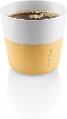 Miniatura 3 de Eva Solo 2 tazas Lungo Tumbler  Vasos de porcelana de 8 onzas con agarre recubierto de silicona  Aptos para lavavajillas  Diseño danés,