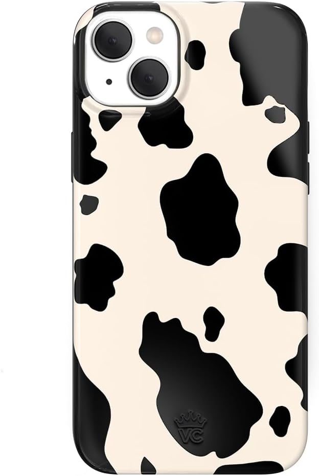 VELVET CAVIAR for iPhone 15 Case Cow Print - Compatible with MagSafe - 10ft Drop Tested