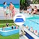 Aufblasbares Fußbecken, Aufblasbares Pool-Fußbad, Aufblasbare Pool Fußwanne mit Ballonpumpe, Pools Fußbecken, PVC, für Pools Home Spa Schwimmbecken