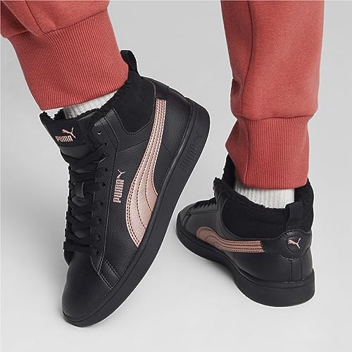 PUMA Unisex Smash 3.0 Mid Wtr Turnschuhe, Black Rose Gold Metallic, 45 EU – Ansicht 2