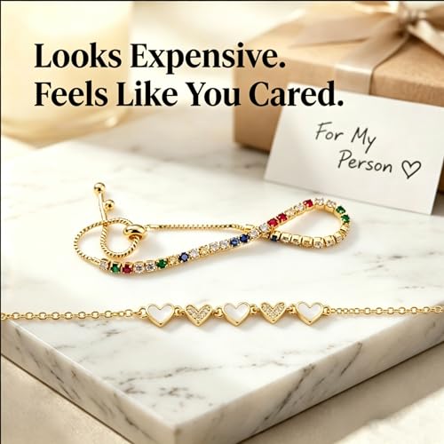 JZZ 2 Pcs Adjustable Tennis Bracelets for Women,14K Gold Plated Cubic Zirconia Stackable Dainty Bracelets Jewelry Gift - image 6
