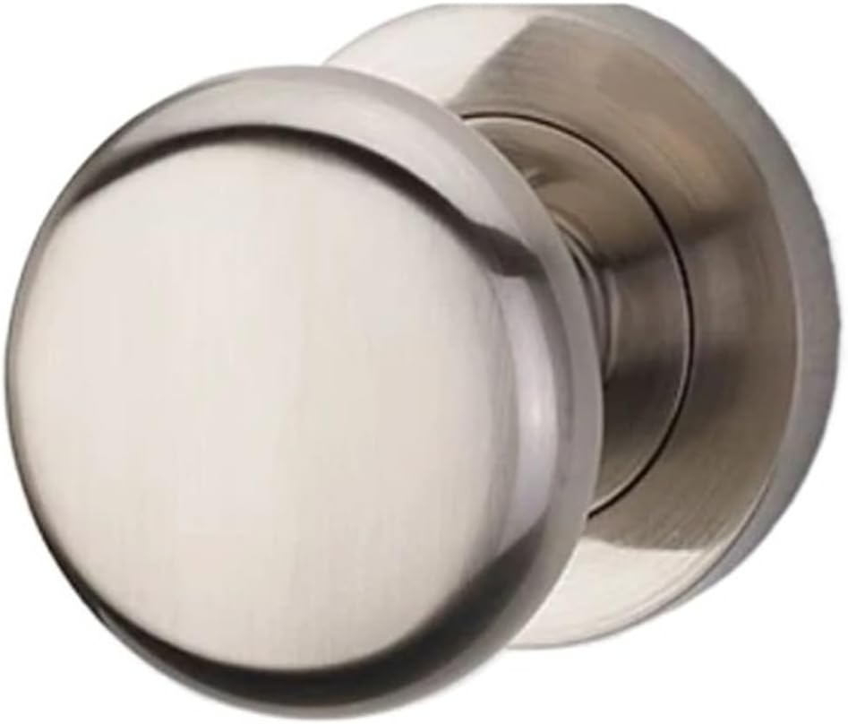 1 Set of Single-Sided Set of Round Door Lock Handles with Key(100 * 40 * 8mm)