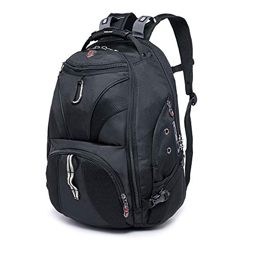 Mochila Masculina C/Cadeado Embutido Reforçada Swissport Grande Trabalho USB