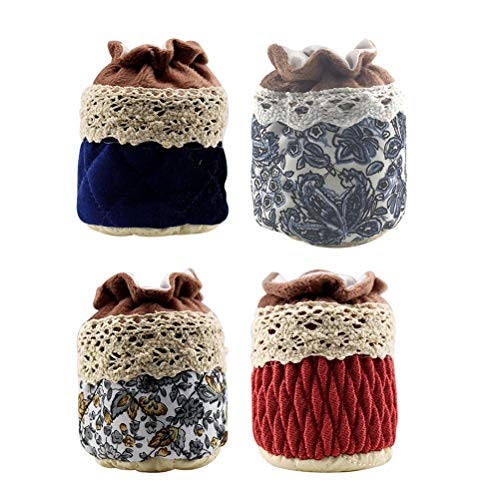 Preisvergleich Produktbild Yardwe Stuhlbein Socken Stoff Tisch Bein Socken Stuhlbeinschutz Stuhlbeinkappen Boden Kratzer Protektoren 16 Stück