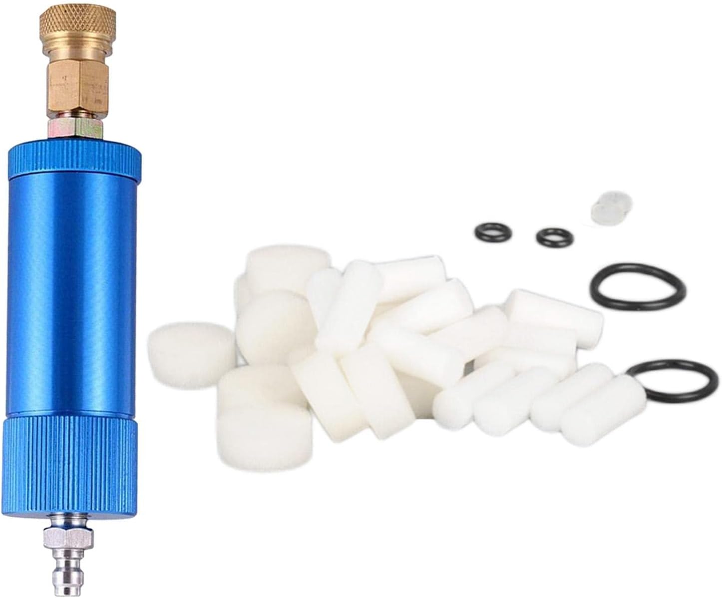 Oil Water Separator Quick Connect High Pressure for Air Compressor Pump Pcp Blue Motors | Automotive Tools & Supplies | Air Compressors