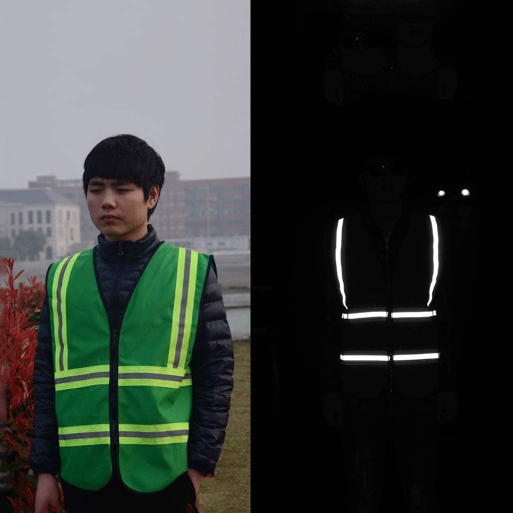 Gilet de sécurité Portable, Gilet réfléchissant ha Gilet de sécurité Gilet de sécurité léger Gilet réfléchissant en Tissu tricoté for la Course à Pied Sport Réfléchissant