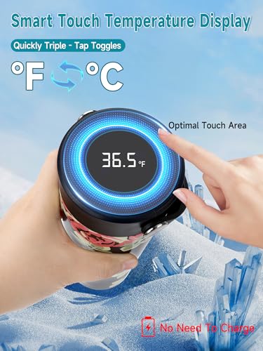 Image of 48H Insulin Cooler Travel Case TSA Approved with ℃ /℉ Temperature Display