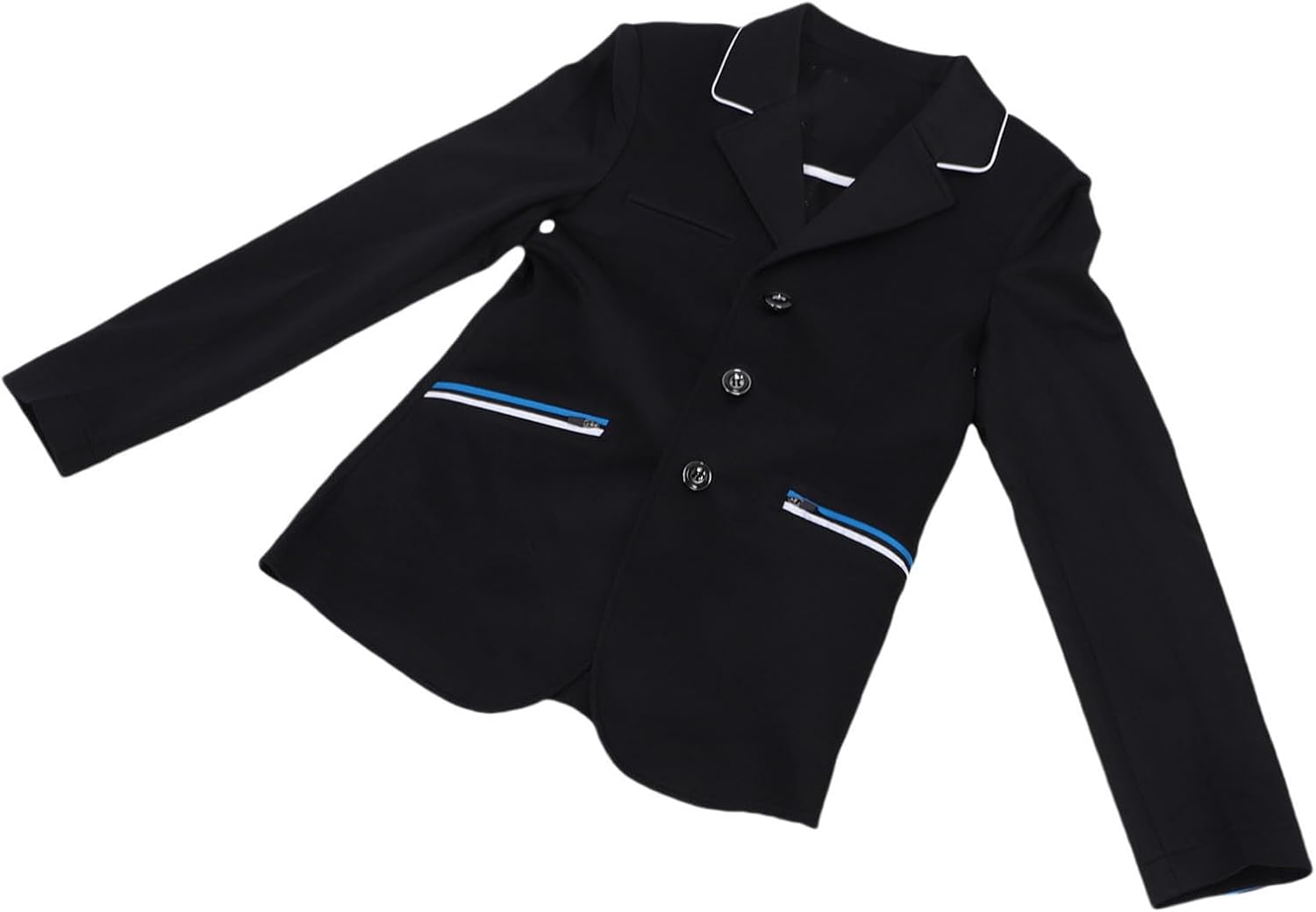RiToEasysports Kids Equestrian Coat, Cotton Blend, Lightweight Breathable Riding Jacket for Children, Perfect for Horse Show and Training Events (150)