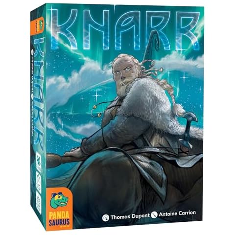 Knarr Board Game - Form The Greatest Band of Vikings! Thrilling Exploration and Strategy Game, Fun Family Game for Kids & Adults, Ages 10+, 2-4 Players, 30 Min Playtime, Made by Pandasaurus Games Cover