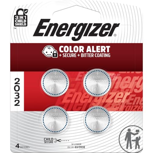 Energizer 2032 Batteries (4 Pack), 3V Lithium Coin Batteries - image 9