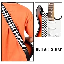 SJBAUTYO Sangles pour guitare,Sangle de Guitare Réglable en Coton Guitare,pour Guitare Folk Acoustique Électrique Guitare Basse - Les Beatles, Paul McCartney, John Lennon, RIngo Starr, George Harrison SJBAUTYO Sangles pour guitare,Sangle de Guitare Réglable en Coton Guitare,pour Guitare Folk Acoustique Électrique Guitare Basse – Image 6