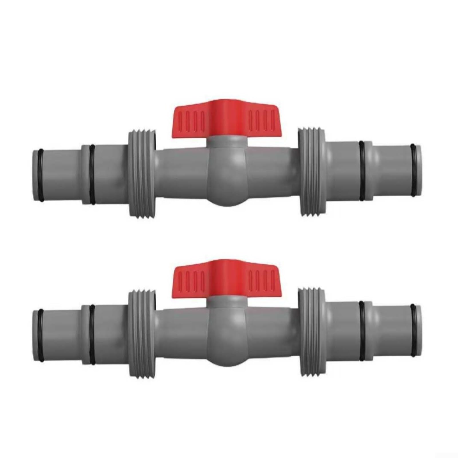LatoYard T-Shaped Pool Hose Connector 38mm & 32mm, Compatible with and Sand Filters, Weather-Resistant Adapter for Efficient Water Circulation(1.5in to 1.5in)