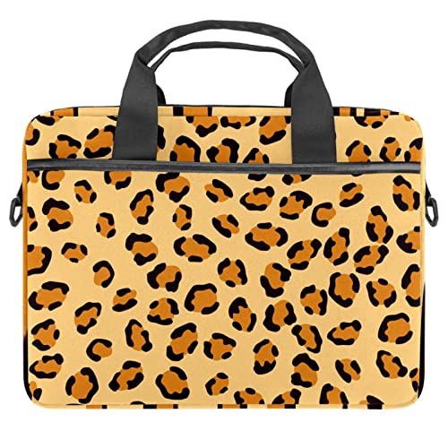 Sacoche ordinateur portable 13 14 pouces housse léopard multicolore avec bandoulière