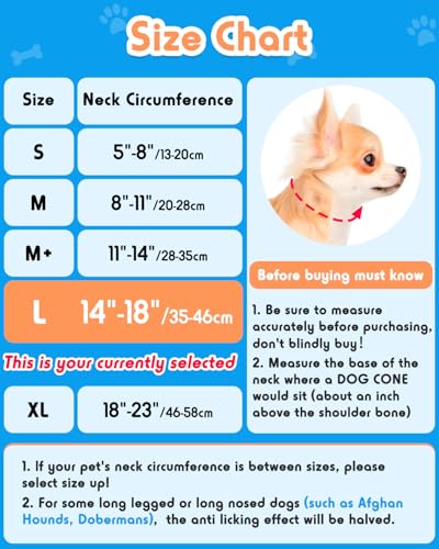 Image of Inflatable Dog Pillow Cone Collar After Surgery, Donut Soft Neck Cone for Husky Border Collie Large Dogs, etc, Recovery E Collar to Stop Licking Grey