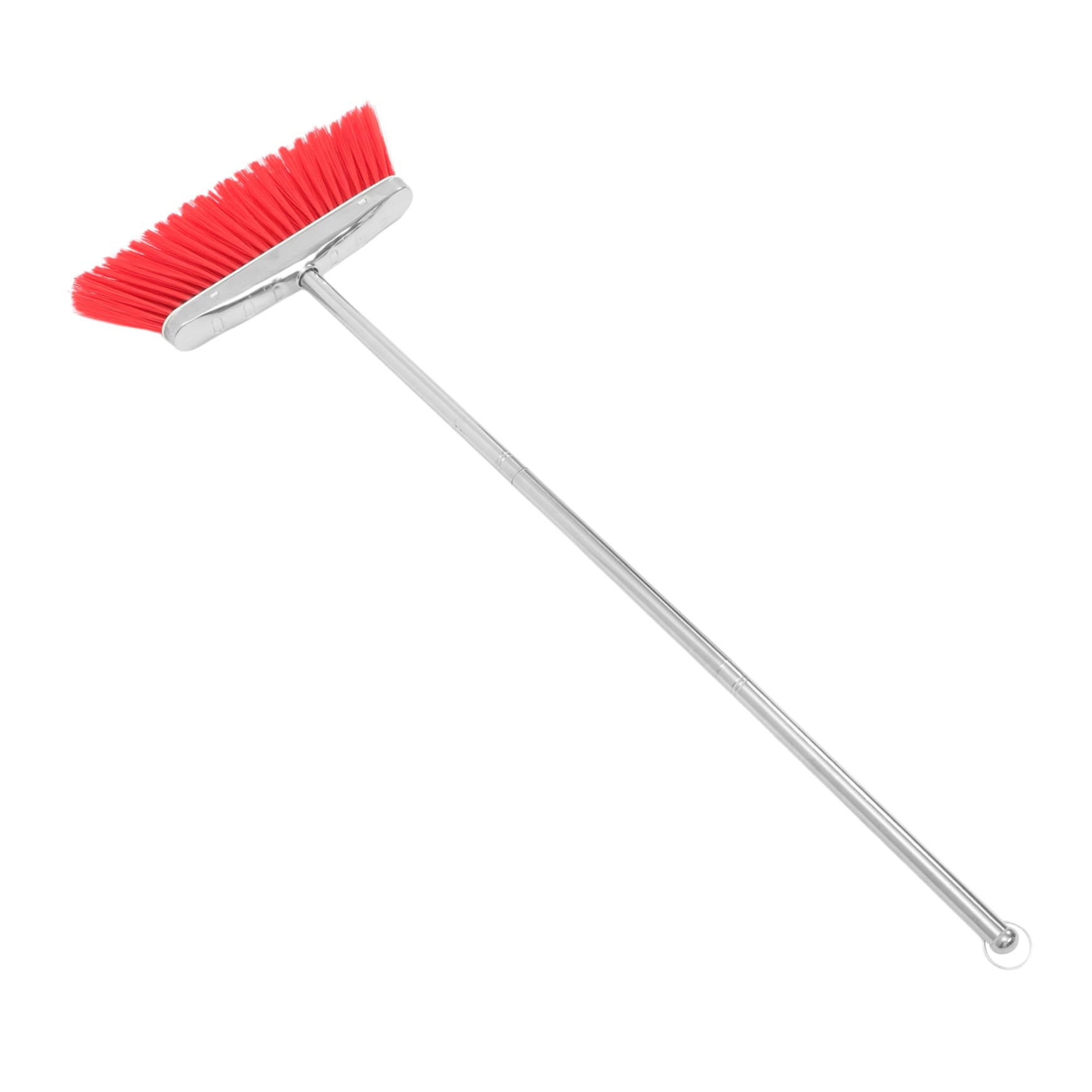 Healeved Home Cleaning Broom Set Wide Angle Sweeping Brush Long Handle Broom Stainless Steel Bristles Indoor Outdoor Broom for