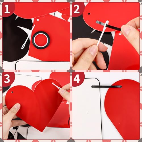 Image of Hooqict Poker Party Banner Casino Theme Party Decorations Banner Garland Sign for Las Vegas Poker Game Night Casino Birthday Decorations Supplies