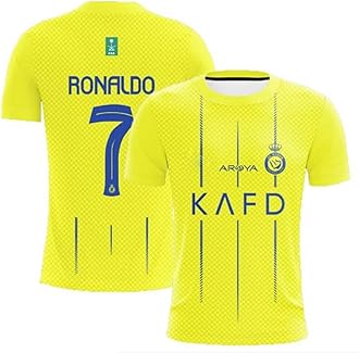 GenericRonaldoo 7 Football Jersey Al Nasser New Tshirt (Kids,Boys,Men)