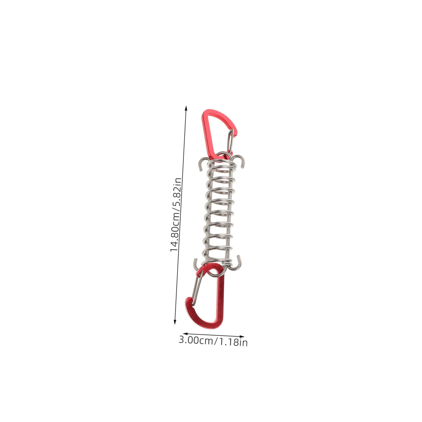 Lot 8 Boucles Mousquetons Tente Lot 8 Boucles à Ressort FuJiaXin - 4 Pitons Tente Inox 4 Mousquetons - Fixation Camping Randonnée Solide Lot 8 Boucles Mousquetons Tente Lot 8 Boucles à Ressort FuJiaXin - 4 Pitons Tente Inox 4 Mousquetons - Fixation Camping Randonnée Solide
