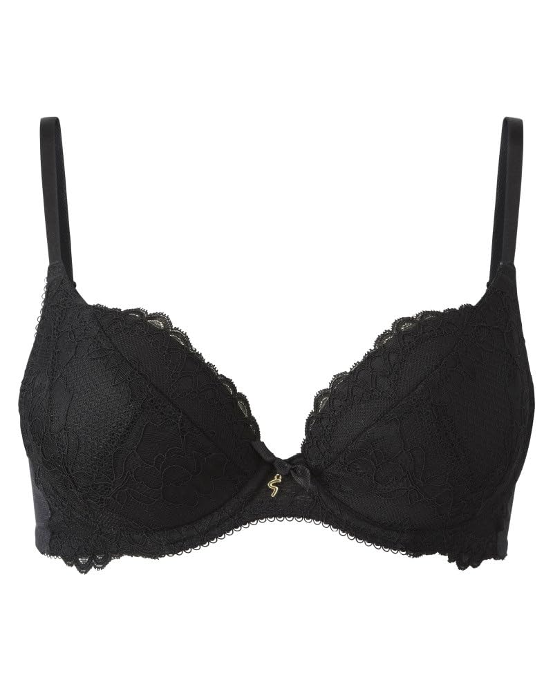 Gossard Superboost Plunge Black Lace Bra Plunge Women's Bra Black 30F