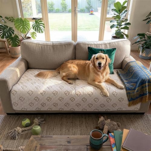 Image of FXW Washable Pee Pads for Dogs, Leak-Proof & Non-Slip, Specifically Designed for Potty Training, 30 inch x 70 inch Rectangle, Khaki, 1 Pack